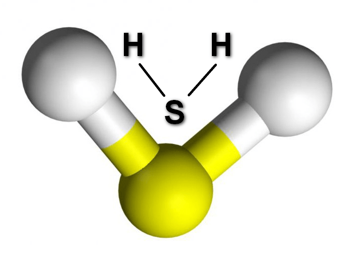 Строение сероводорода. Строение молекулы сероводорода. ГАЗ сероводород (h2s). Молекула сероводорода формула. Сероводород шаростержневая модель.